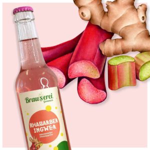 Rhabarber-Ingwer Brause